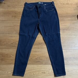 Old Navy Women's Dark Blue Skinny Jeans